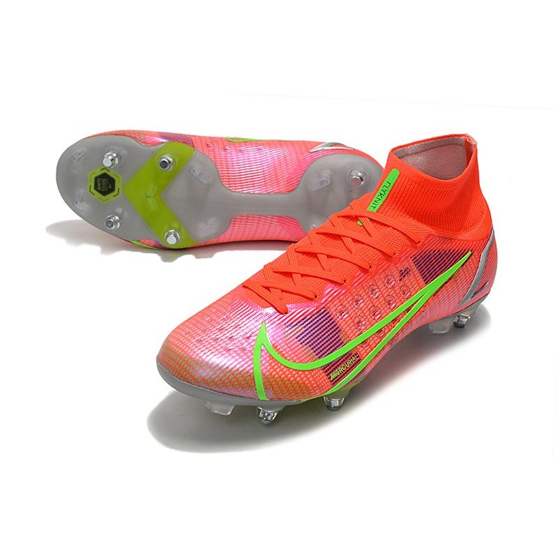 Nike Mercurial Superfly Elite SG PRO AC Spectrum Červené stříbrný